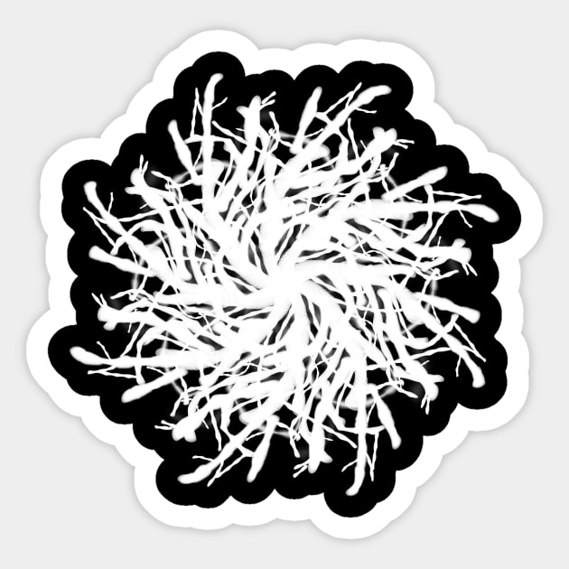 Pattern Cryptic Spren 3, White Sticker by Chrothon